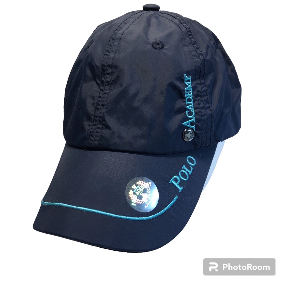 Polo Academy Canvas adjustable hat, boys ladies small Navy English Bay Tradition